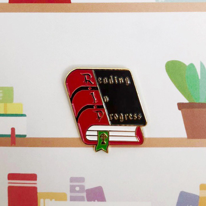 Reading in Progress Enamel Pin