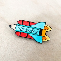 You're Going Places Enamel Pin